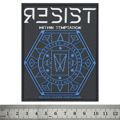 Нашивка ткана WITHIN TEMPTATION - RESIST HEXAGON (ofp-236) Изображение
