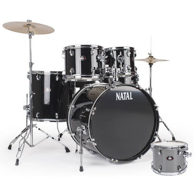 Ударная установка Natal Drums Dna Rock Drum Kit Silver Hardware Pack (Rock Kit - SIlver) Изображение