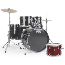 Ударная установка Natal Drums Dna Us Fusion Drum Kit Red Hardware Pack (US Fusion Kit - Red) Изображение