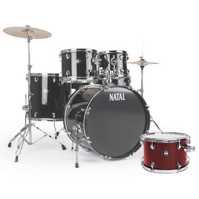 Ударная установка Natal Drums Dna Us Fusion Drum Kit Red Hardware Pack (US Fusion Kit - Red) Изображение