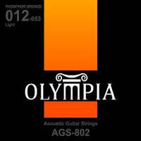 Струни для акустичних гітар Olympia AGS802 Зображення