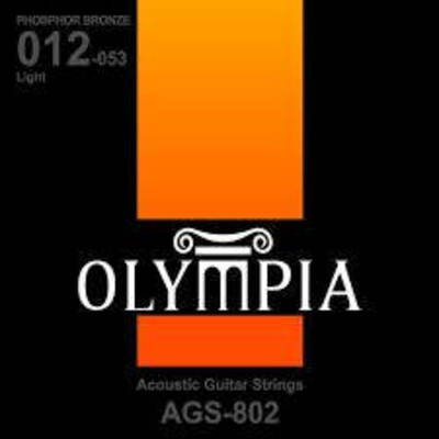 Струни для акустичних гітар Olympia AGS802 Зображення