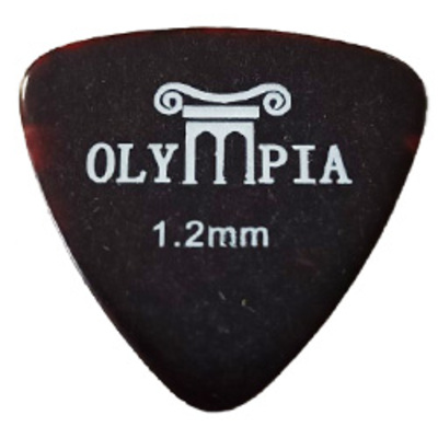 OLYMPIA CELLULOID TRIANGLE 1.2MM (TORTOISE) - Медіатор Зображення