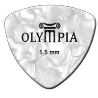 OLYMPIA CELLULOID TRIANGLE 1.5MM (WHITE PEARL) - Медиатор Изображение