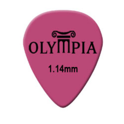 OLYMPIA TORTEX TEARDROP 1.14MM (PURPLE) - Медіатор Зображення
