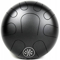 Глюкофон Palm Percussion HD5-2 Metal Tongue Drum 9 Leafs Black Doff Изображение