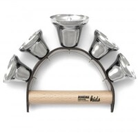 Дзвіночки Rohema Leather Handbell 4+1 open bells Зображення