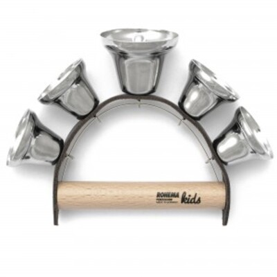 Дзвіночки Rohema Leather Handbell 4+1 open bells Зображення