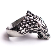 Перстень Game of Thrones (Дом Старков) (rng-001), Размер (диаметр, мм) Размер 21 Изображение