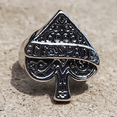 Перстень Motorhead "Ace of Spades" (aer-022), Размер (диаметр, мм) Размер 21 Изображение