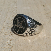 Перстень Пентаграма (Хрест Левіафана) (aer-001) Зображення