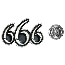 Пин (значок) фигурный 666 Изображение