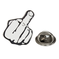 Пин (значок) фигурный Middle Finger Изображение