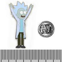 Пин (значок) фигурный Rick and Morty (Rick) Изображение