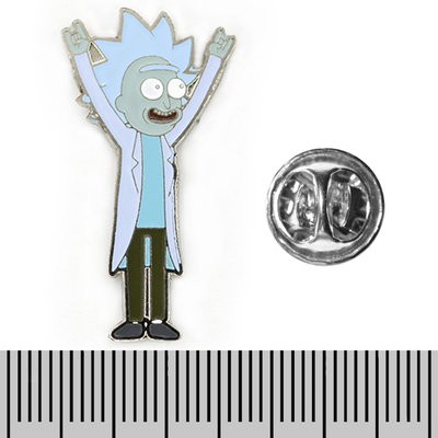 Пин (значок) фигурный Rick and Morty (Rick) Изображение