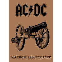 Плакат AC/DC "For Those About To Rock" Изображение