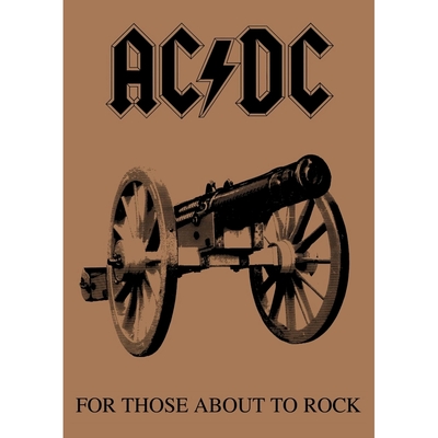 Плакат AC/DC "For Those About To Rock" Изображение