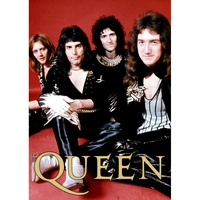 Плакат Queen (red background) Изображение