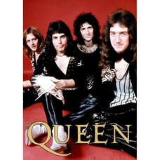 Плакат Queen (red background) Изображение
