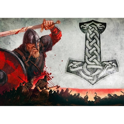Плакат Вікінг (Молот Тора) Зображення