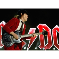 Постер AC/DC (Angus Young colored) Изображение