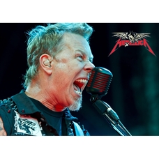 Постер Metallica "James face" Изображение