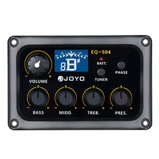 Преамп зі звукознімачем для акустичної гітари Joyo EQ-504 Изображение