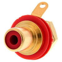 Панельний RCA-роз'єм REAN by Neutrik NYS 367-2 Red Зображення