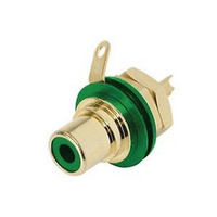 Панельный RCA-разъем REAN by Neutrik NYS 367-5 Green Изображение