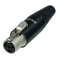 Роз'єм кабельний mini-xlr REAN by Neutrik RT4FC-B Зображення