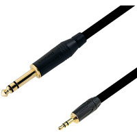 Перехідник для навушників Reloop Adapter 3,5 mm 6,3 mm stereo Зображення