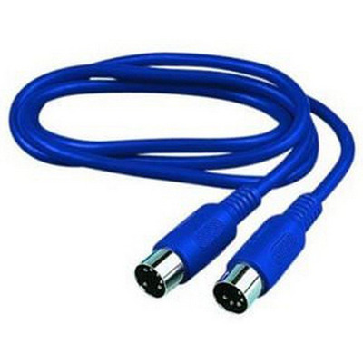 Міді-кабель Reloop MIDI cable 1.5 m blue Зображення
