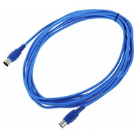 Міді-кабель Reloop MIDI cable 5.0 m blue Зображення