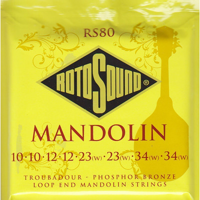 Струни для 8-стр. мандоліни Rotosound RS80 Зображення