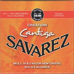 Струни для класичної гітари Savarez 510MR Creation Cantinga Red Зображення