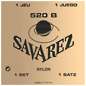 Струни для класичної гітари Savarez 520B White Card Зображення