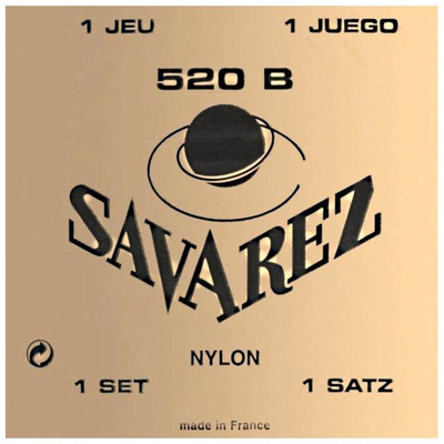 Струны для классической гитары Savarez 520B White Card Изображение