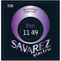 Струни для електрогітари Savarez Hexagonal Explosion H50B .011-.049 Зображення