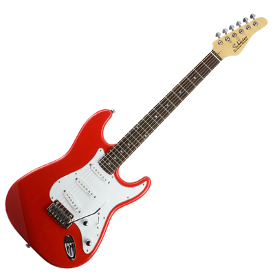SCHECTER VS-1 S/S/S HOT ROD RED - Електрогітара Зображення