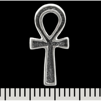 Сережка-гвоздик Анкх "кований" (срібло, 925 проба) (st-039) Изображение
