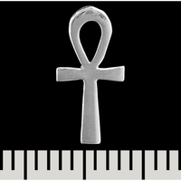 Сережка-гвоздик Анкх "литий" (срібло, 925 проба) (st-041) Изображение