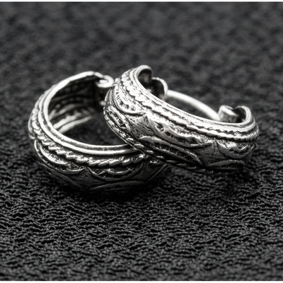 Сережка, кільце піратське з візерунком (eas-161) Зображення