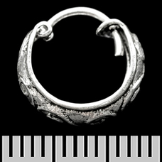Сережка, кільце піратське з візерунком (eas-191) Зображення