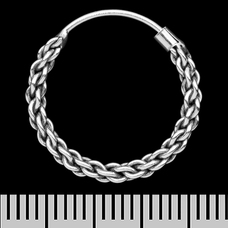 Сережка, кільце плетене (eas-163) Зображення