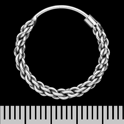 Сережка, кільце плетене (eas-163) Зображення