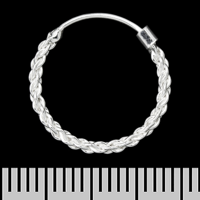 Сережка, кільце плетене (eas-166) Зображення