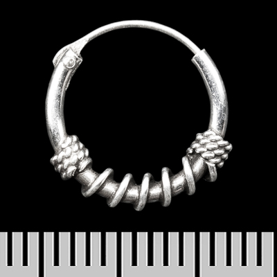 Сережка, кільце з візерунком (eas-098) Зображення