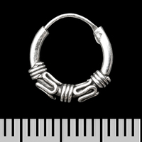 Сережка, кільце з візерунком (eas-101) Зображення