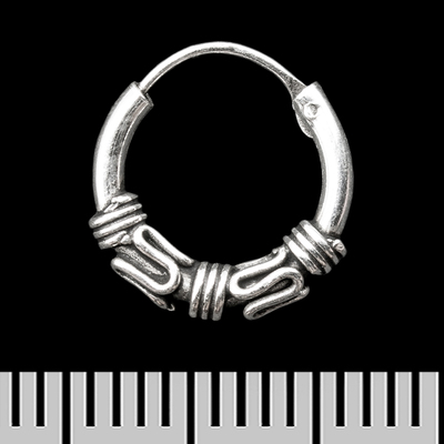 Сережка, кільце з візерунком (eas-101) Зображення