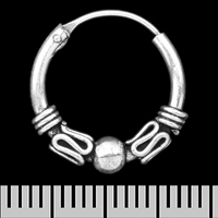 Сережка, кільце з візерунком (eas-102) Зображення